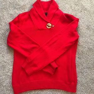 Lauren by Ralph Lauren red sweater size M